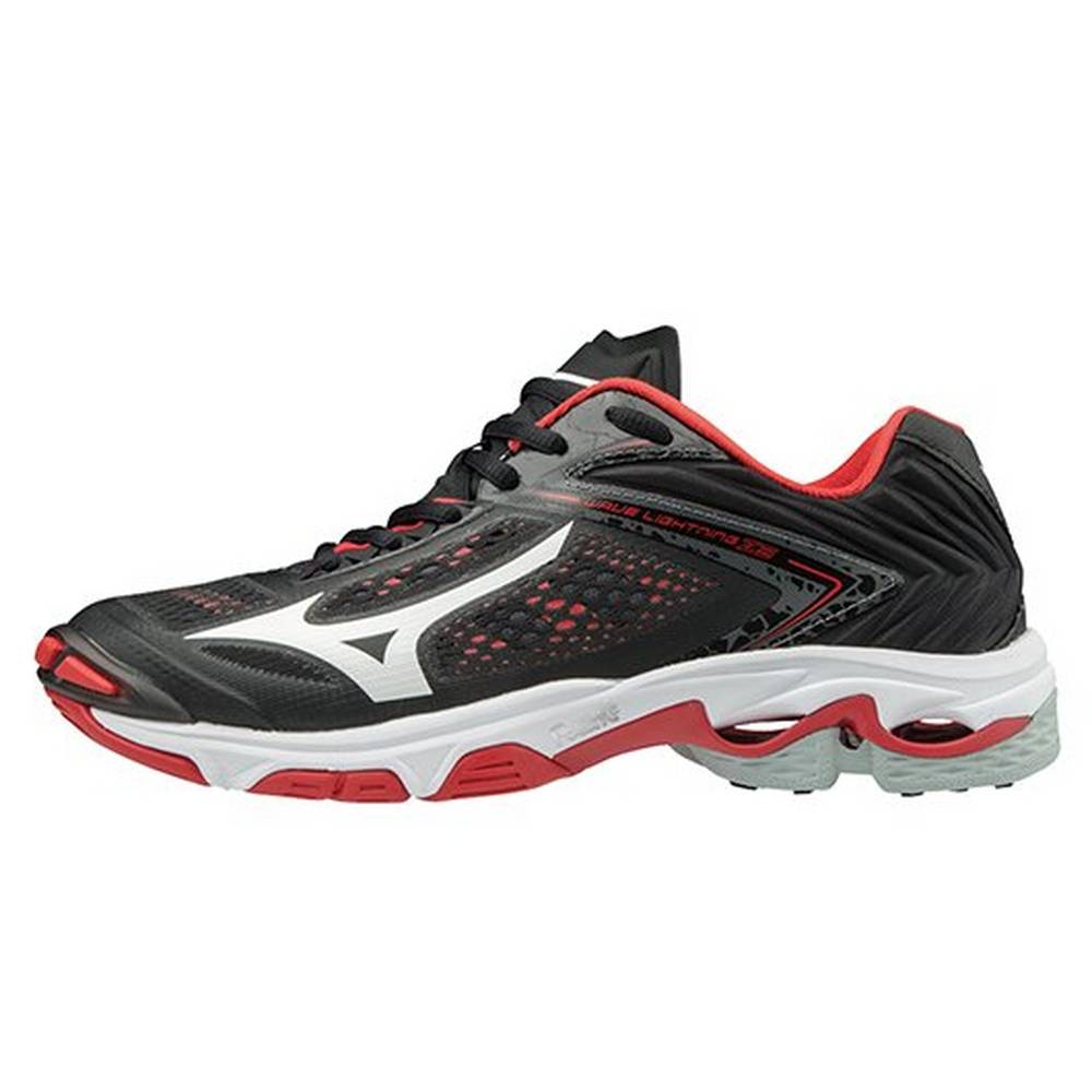 Zapatillas Voleibol Mizuno Wave Lightning Z5 Mujer Negras/Rojas España CLEZ-89271